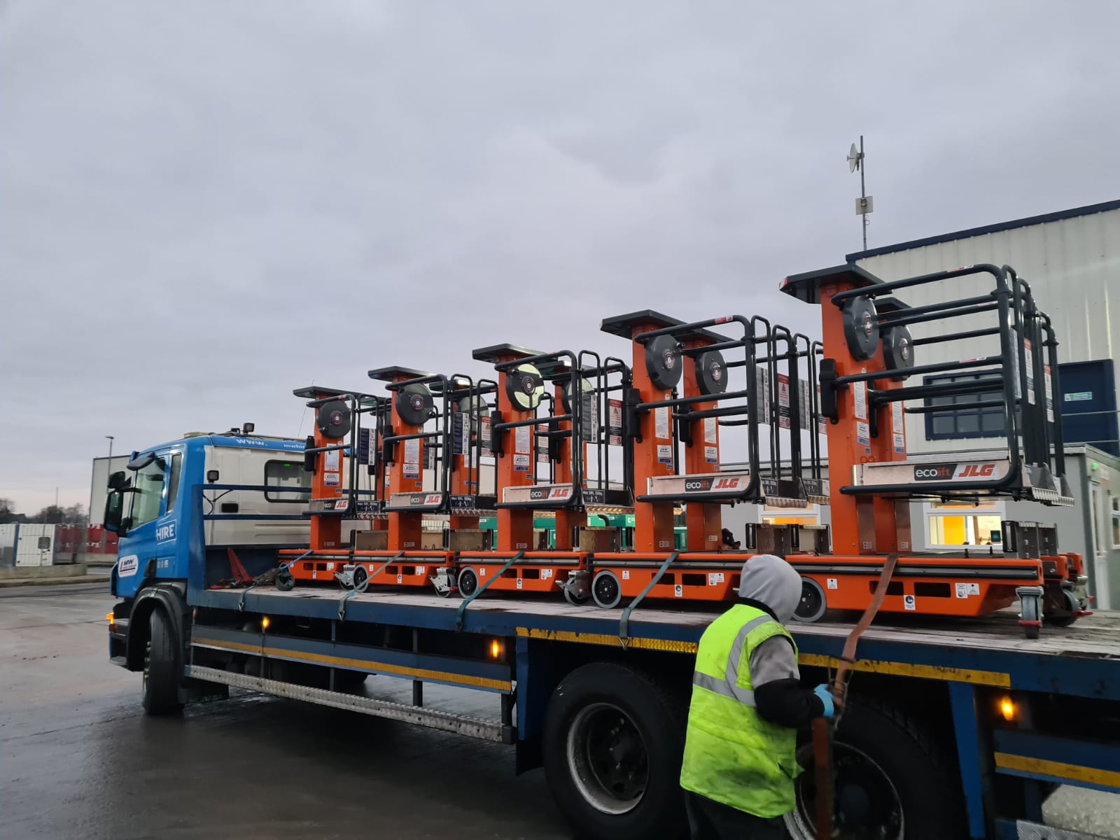 10 x new JLG eco lifts...SOLD...to a construction company in Meath  - on their way to the customer